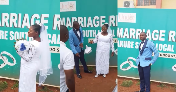 "God unwhen" – A Lady's Court Marriages Raises Concern Among Netizens (WATCH)