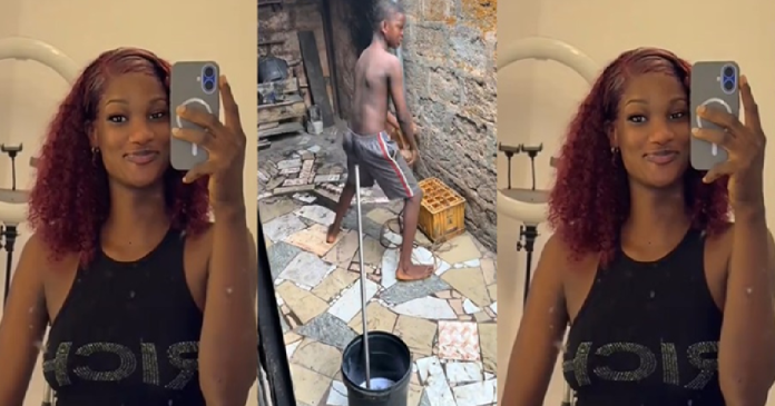 "He poured his @nger on an innocent goat" – Lady hilariously shares what her sibling did to a goat (VIDEO)