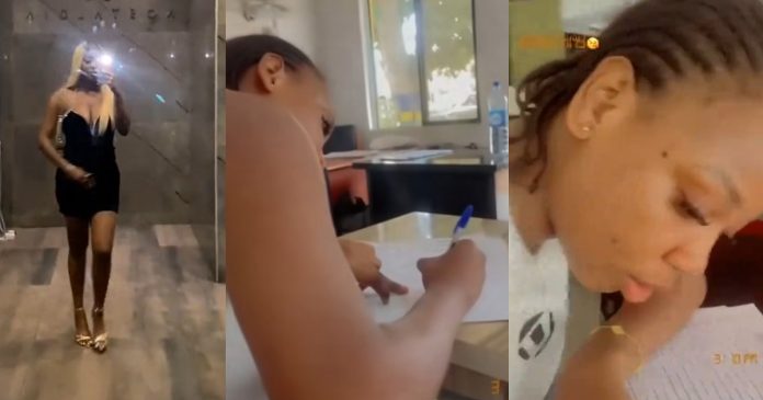 "Matching case file instead of matching outfit" – Lady says "Matching case file instead of matching outfit" – Lady says as her love story ended in a police station, not a honeymoon (VIDEO)