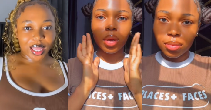 Lady shows off her face transformation after getting r!d of her round face (VIDEO)