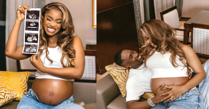 Influencer Priscilla Ojo and her husband, Juma Jux, are expecting their first child (IMAGES)