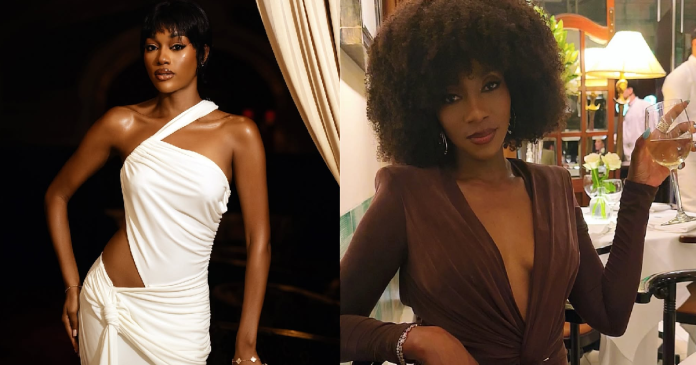 "It's giving twins" – Pictures of BBNaija Star Tukura and Nigerian Actress Genevieve Nnaji go viral online (IMAGES)