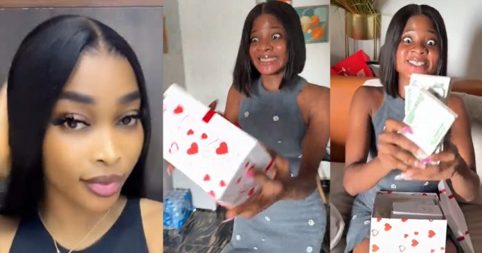 Lady shares her dramatic Benin sister's reaction after receiving an "I'm sorry package" for the first time (WATCH)