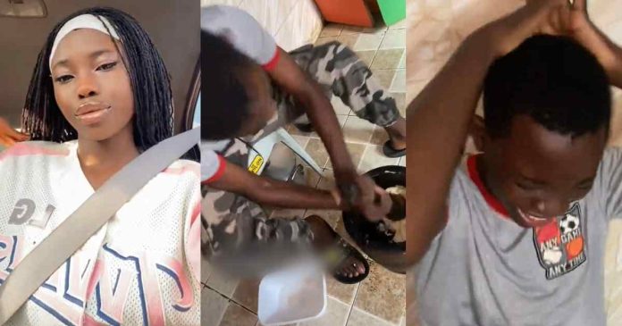 "We asked him to pound it" – Lady records how her brother strúggled to pound yams after refusing to eat other suggested meals (Watch)