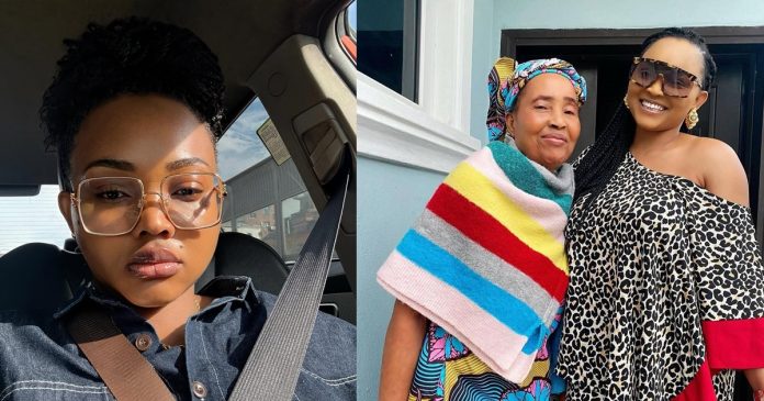 Actress Mercy Aigbe moúrns the passing of her mother.