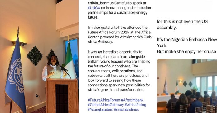 Eniola Badmus dragged over "fake" UN speaking claim (IMAGES)