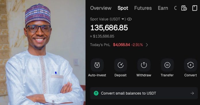 Nigerian man praised for returning $135K (₦200M) mistakenly sent to Nigerian man praised for returning $135K (₦200M) mistakenly sent to his crypto wallet (IMAGE)