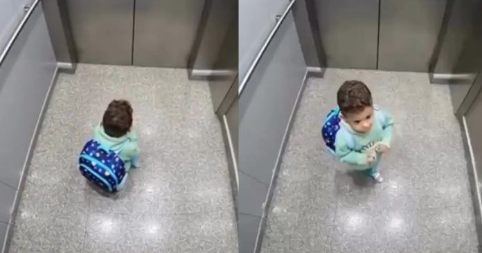 "Lord, please open the door" – Boy’s calm prayer in stuck elevator melts hearts online (WATCH)