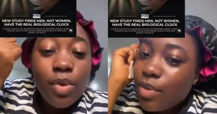 "Men Expire After 30" – Lady says, sparking heated debate online (WATCH)