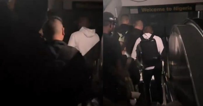 Traveler shocked after landing in complete darkness at Lagos Murtala Muhammed International Airport (VIDEO)