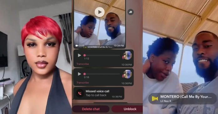Lady reveals how a man she rejected sent her a video of himself with his babe (Watch)