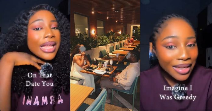 "If a guy asks you on a date, please go with money" – Lady whose date asked her to pay for her food warns