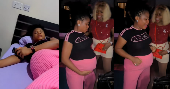 "From hospital to club" - Pregnant woman shares how she danced to induce labour (Watch)