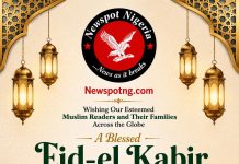 Newspot Nigeria Felicitates With Muslims Worldwide on Eid-el-Kabir