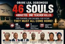 Posters of Abducted 7 Teachers and 39 Pupils In Oyo State Are Now on Display..