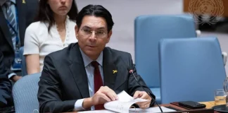 Israeli envoy displays Hezbollah drone at UN, warns of growing threat