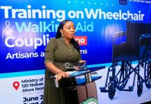 AKSG, LDS Church Launch Training on Wheelchair and Mobility Aid Assembly