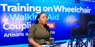 AKSG, LDS Church Launch Training on Wheelchair and Mobility Aid Assembly